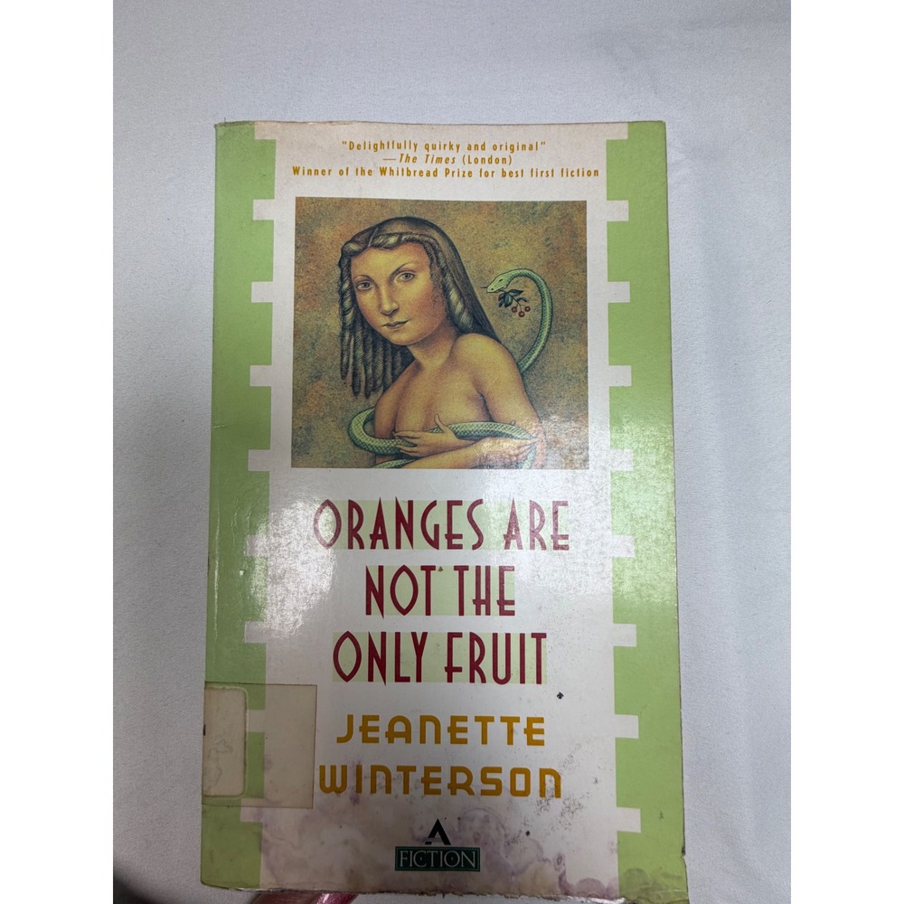 Oranges Are Not the Only Fruit Jeanette Winterson 1987 First Edition Paperback